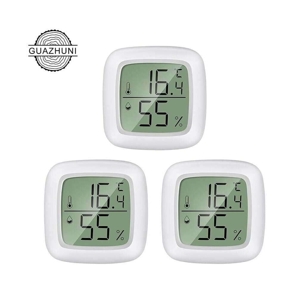 Temperature Monitor With Industrial-grade Sensors, Easy-to-read Lcd Screen For Real-time Monitoring In Home, Baby Nursery, And Pet Enclosures,