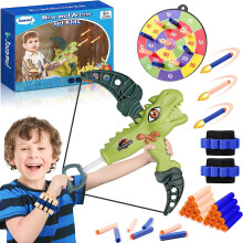 Bogenschießspielzeug, aus ungiftigem und robustem Material, fördert Fitness und Motorik, höhenverstellbare Zielscheibe, Unisex-Geschenk
