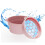 Foldable Ice Facials Washbasin Silicone Face Ice Bath-Purple 7