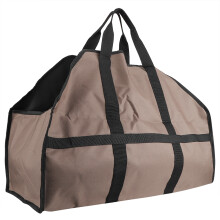 Premium Firewood Log Tote Bag Large Capacity Durable Canvas Wood Carrier Portable Foldable Firewood Holder With Handles For Home Campsites Coffee Fini
