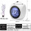 Multi functional Design Projection Alarm Clock with Large LED Display, Adjustable Brightness Dimmer for Easy Set, Desk Clock with 24/12 Hour Display 2