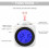 Multi functional Design Projection Alarm Clock with Large LED Display, Adjustable Brightness Dimmer for Easy Set, Desk Clock with 24/12 Hour Display 3