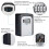 Easy to Use 4 Digit Combination Lock, Durable & Robust Design for Every Day Security Needs 4
