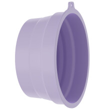 Foldable Ice Facials Washbasin Silicone Face Ice Bath-Purple