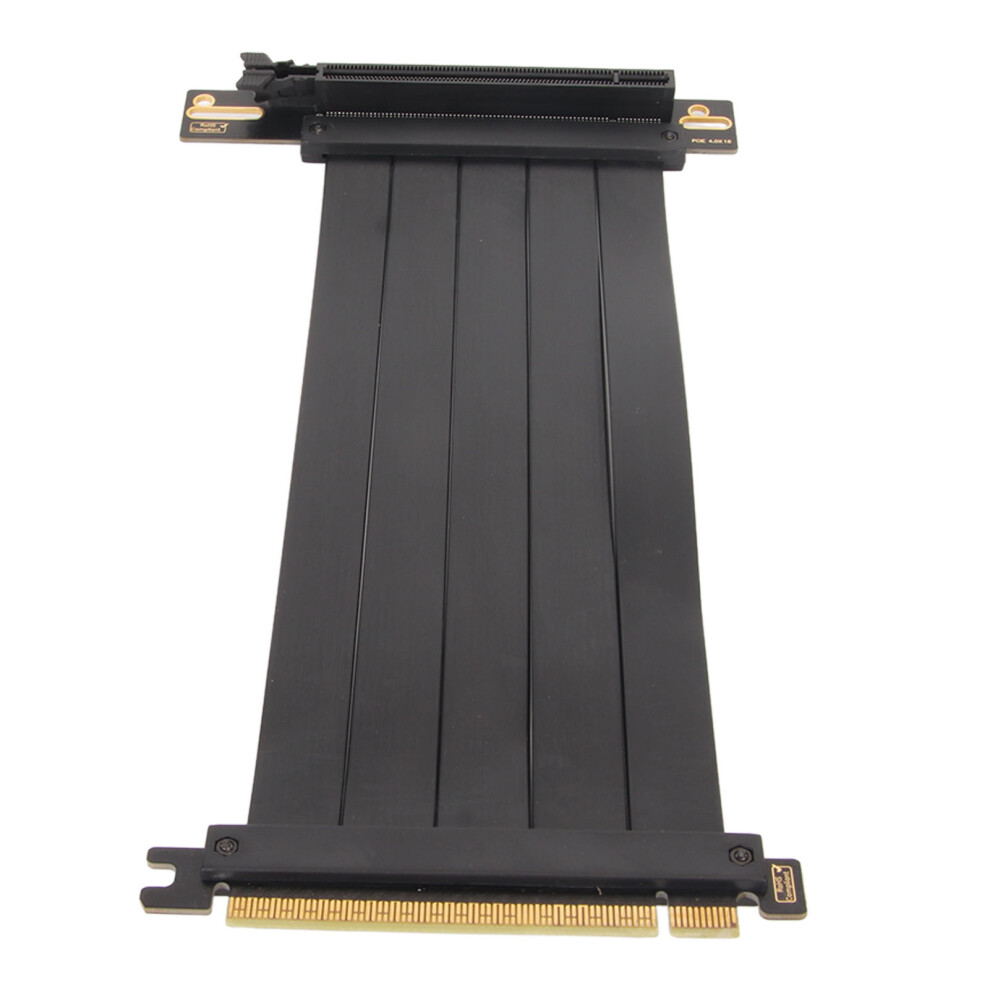 60Cm Pcie 4.0 X16 Riser Cable Flexible Gpu Extension For Rtx 4090 Black 9491370006173