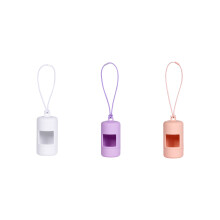 Distributeur de sacs à excréments pour-Poudre violette blanche