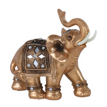 Sculpture d'éléphant en résine, décoration de maison,-M