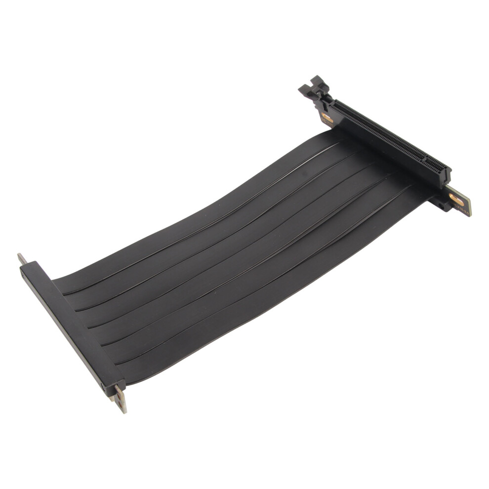 Pcie 3.0 X16 Gpu Riser Cable 180 Flexible Dual Connectors 30Cm Black 4651370006473