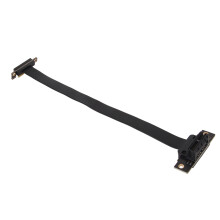 Cavo di estensione PCIE 3.0 1X a doppio angolo di 90, Riser Adapter, lunghezza 40cm