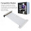 Câble riser PCIe 4.0 X16, 128 Gbps, 40 cm, blanc, flexible, extension GPU 7