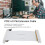 Câble riser PCIe 4.0 X16, 128 Gbps, 40 cm, blanc, flexible, extension GPU 4