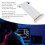 Câble riser PCIe 4.0 X16, 128 Gbps, 40 cm, blanc, flexible, extension GPU 6