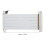 Câble riser PCIe 4.0 X16, 128 Gbps, 40 cm, blanc, flexible, extension GPU 2