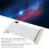 Câble riser PCIe 4.0 X16, 128 Gbps, 40 cm, blanc, flexible, extension GPU 5