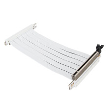 PCIE 3.0 X16 Riser Kabel 180 Weiß 40cm Hochgeschwindigkeits-flexible Verlängerung