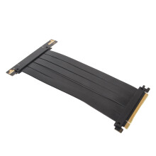 Câble Riser PCIe 4.0 X16 de 20 cm, flexible, extension GPU noir, 128 Gbps