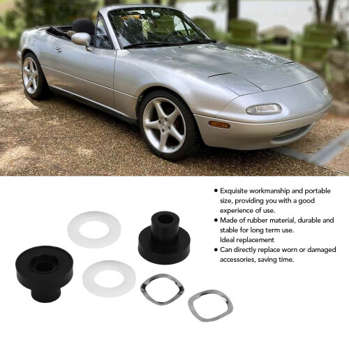 Scratch Resistant Silicone Window Bushing for Mazda Miata 1990-2005 2