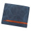 Vintage patchwork portemonnee retro design PU lederen-Blauw 1