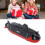 Black Alloy Armor Car Plane Kit, Adjustable Pull Back Toy for Kids 14