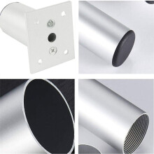 Adjustable Furniture Legs for Cabinet, Metal Furniture Legs Aluminum Alloy Furniture Legs with Non-slip Base, Heavy Duty Furniture Feet for DIY