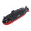 Black Alloy Armor Car Plane Kit, Adjustable Pull Back Toy for Kids 3