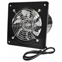High Speed Blades Ventilation Fan for Quick Ventilation, Automatic Design Check Valve Plate 7 Inch Exhaust Fan for Kitchen, Bathrooms, Workshops,