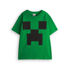 (5-6 Years) Minecraft Short Sleeved T-Shirt (Boys Green)