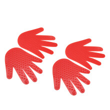 2 Paia Segnali Mani Marchio Antiscivolo Palmo Imbottito PVC Addestramento alla Coordinazione per Bambini