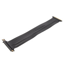 Cavo di estensione GPU flessibile PCIE 4.0 x16 estremo, lunghezza 25cm 9,84 pollici, nero