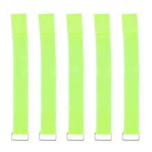 5 pièces de bandes colorées pour course à trois jambes, fluorescentes vertes, pour enfants et adultes