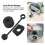 Set di 4 tappi in silicone antispill per bicchieri, nero 2