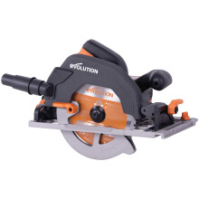 Evolution Power Tools R185CCSX+ Multi-Material Circular Saw, 1600 W, 110 V-Site Use