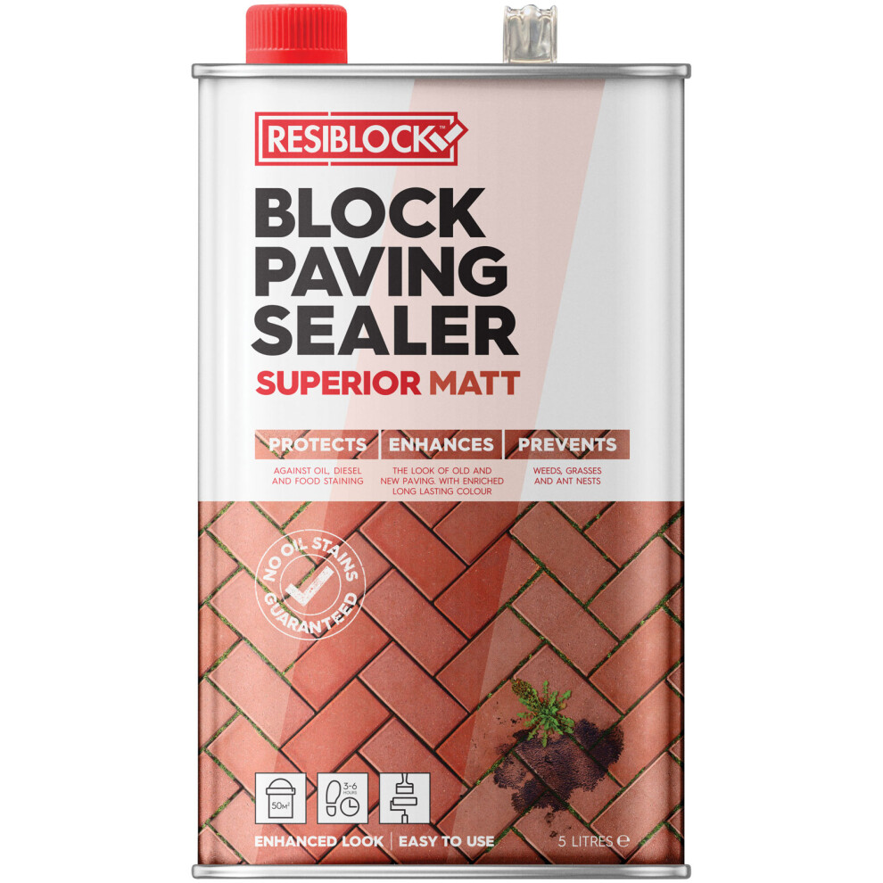 Everbuild Resiblock Superior Original Gloss 5 Litre Evbrbogl5l