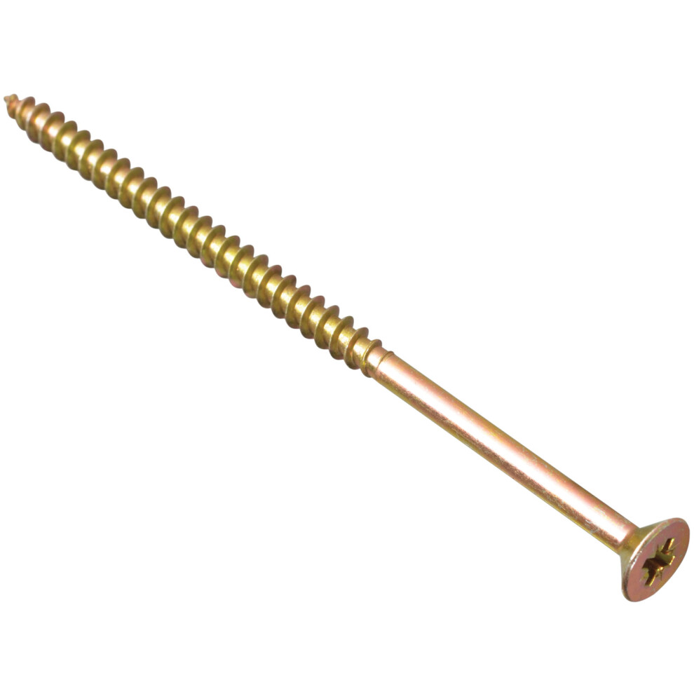 Forge MPS6100Y Multi-Purpose Pozi Screw CSK ST ZYP 6.0 x 100mm Box of 100