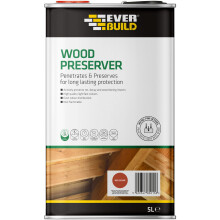 Everbuild Wood Preserver Red Ceda 5 litre