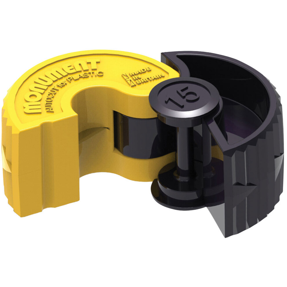 Monument 115Y Ac4p Autocut Plastic Pipe Cutter 15Mm 5015375001151
