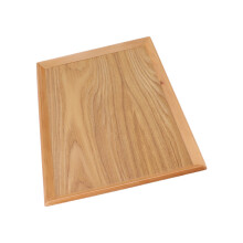 Rechteckiges Holztablett 36,5 x 27 cm für Speisen, Obst, Pizza, Outdoor-Party
