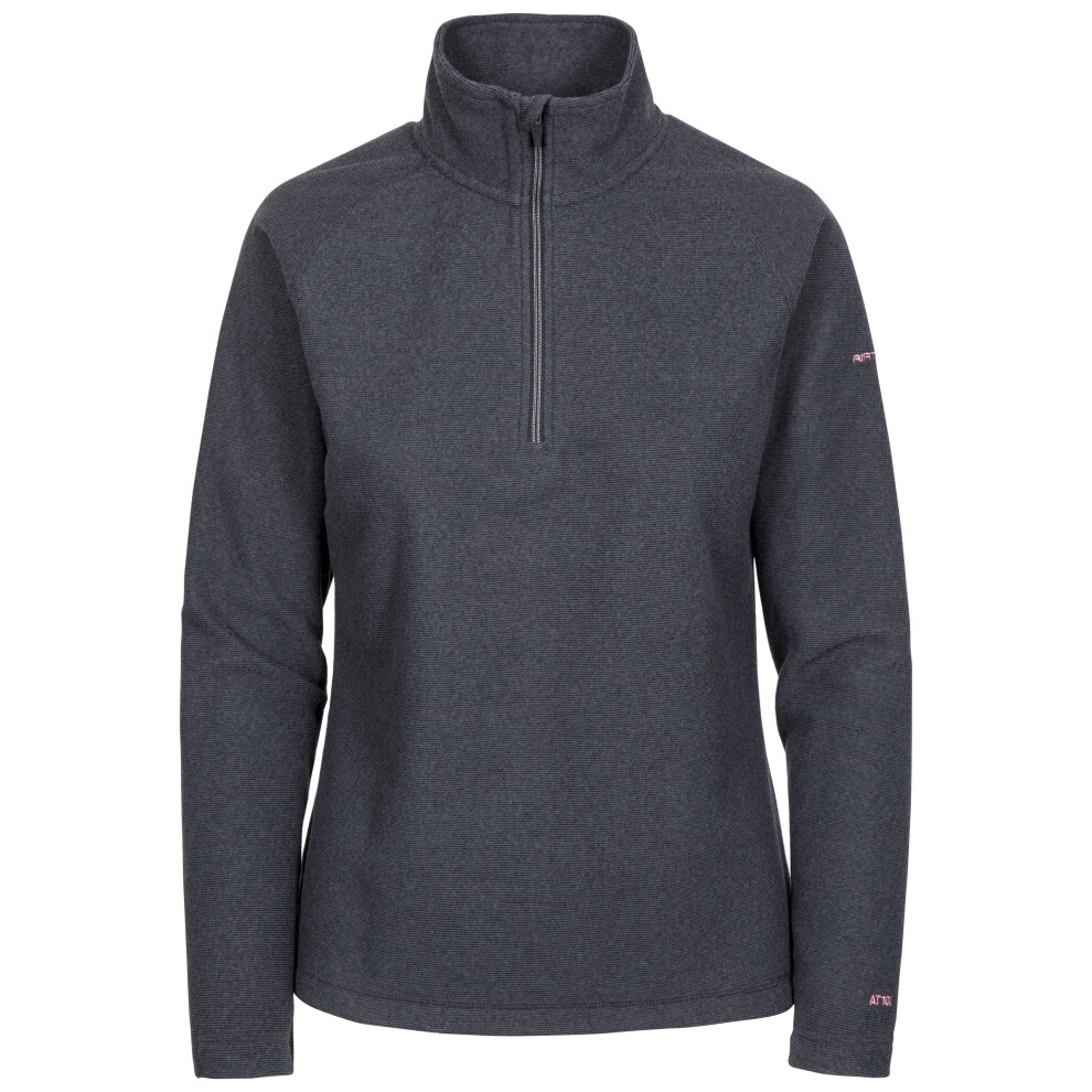 Trespass (18, Charcoal) Womens 1/2 Zip Fleece Jacket Meadows