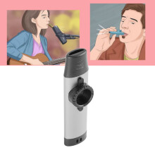 Aluminum Kids Musical Instrument Tunable Kazoo with 5 Flute Diaphragms Silver