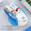 Mouse da gioco 2.4G Bluetooth cablato 3 modalità 5 DPI RGB bianco 4