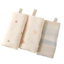 23cm x 23cm, gants de toilette doux pour la peau-Corail coloré
