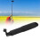 Mini bastone per selfie da 9 pollici nero compatto per action cam e smartphone 5