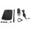 Microscope portable numérique à grossissement 1000x, endoscope, éclairage LED, luminosité réglable, bras flexible, interface 3 en 1 pour 1