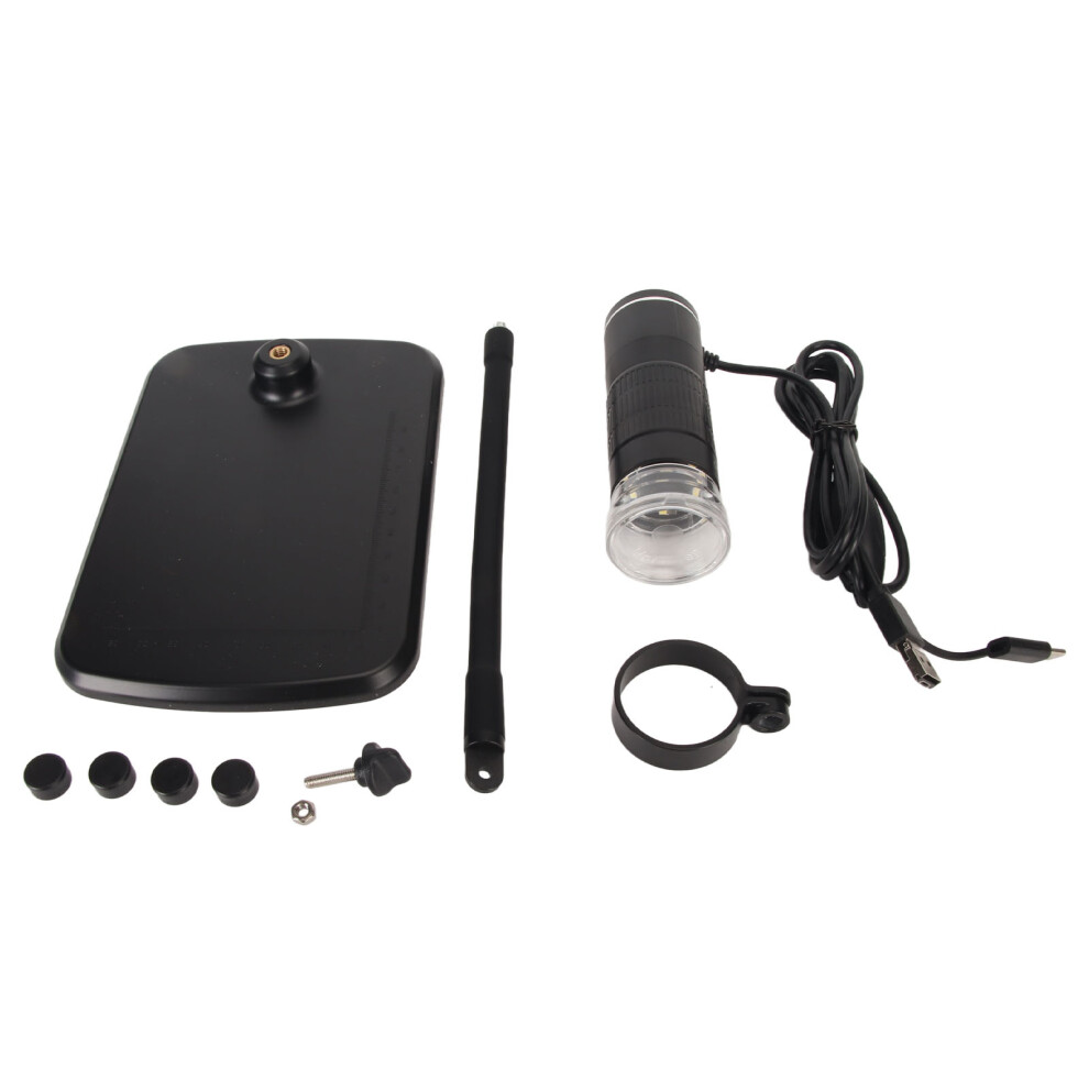 Portable Microscope Digital Magnification Endoscope 1000X Led Lights Adjustable Brightness Flexible Arm 3 In 1 Interface For Android Windows Electroni 9147006042359