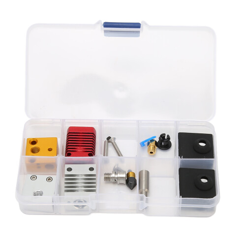 Metal Hotend Kit for Ender 3/Pro V2 3D Printer Extruder Nozzle 1