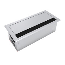Moderne draadorganisatoren van aluminiumlegering-Flash zilver