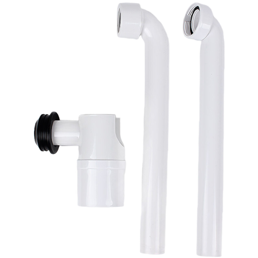 Adjustable Sink Drain Trap 1/4Inch Space Saving Sink-White 7732000546334