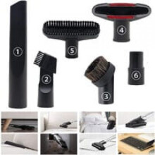 Ultimate Vacuum Accessory Set, Fine Furniture Cleaning Tools, Car Interiors Cleaning & More, Includes PP Hair Combination Brush, Long Flat