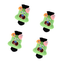 4Pieces Rubber Furniture Leg Protectors Elastics Caps-Green