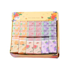 Kawaii Morsomme Blyantgelé Viskelær, Søte Viskelær med Oppryddingrulle, Giftfritt Materiale, For Klasseromsmateriell og Gaveartikler, 3 Deler